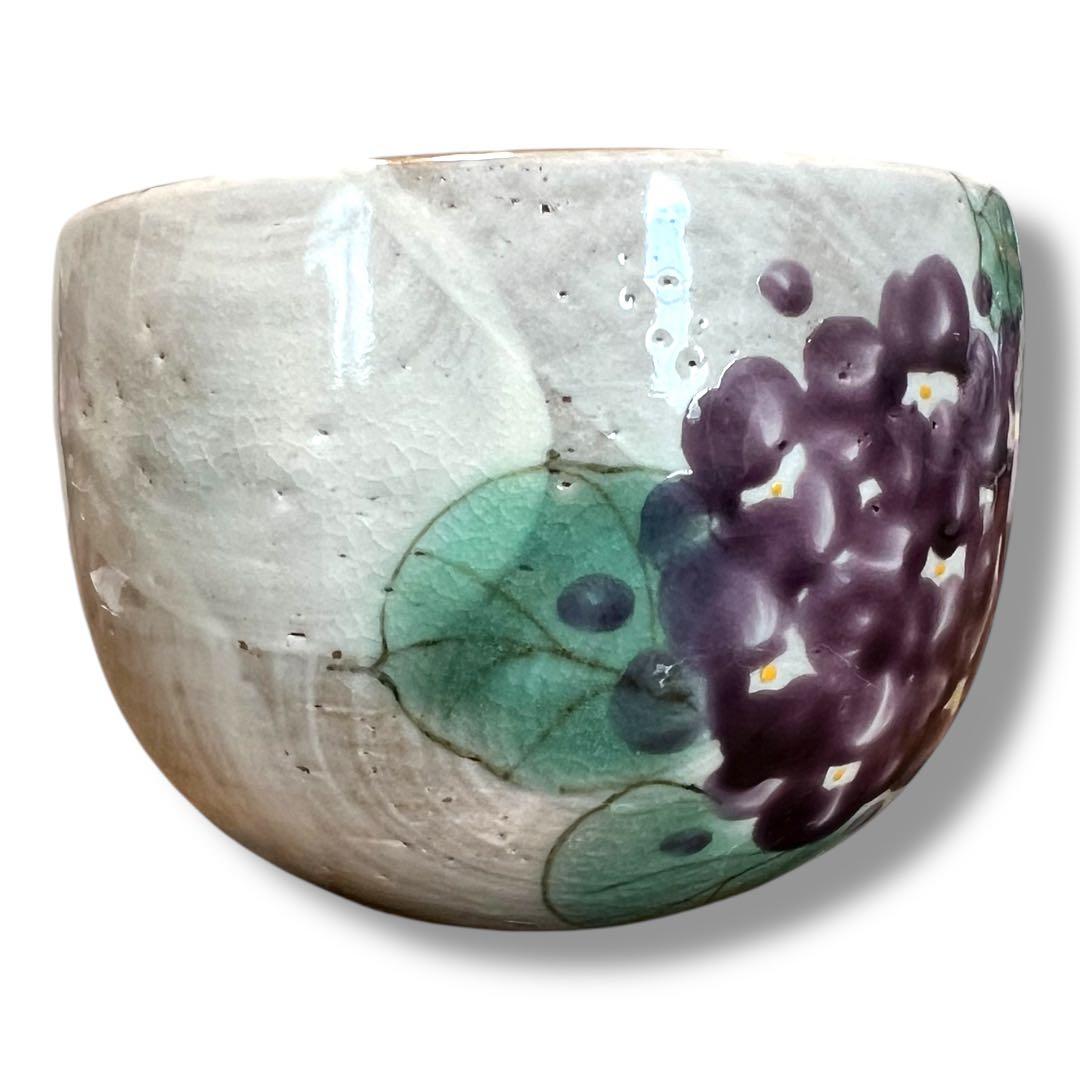 【セール】《希少＆美品》 京焼 土渕陶あん 紫陽花 抹茶碗 茶道具