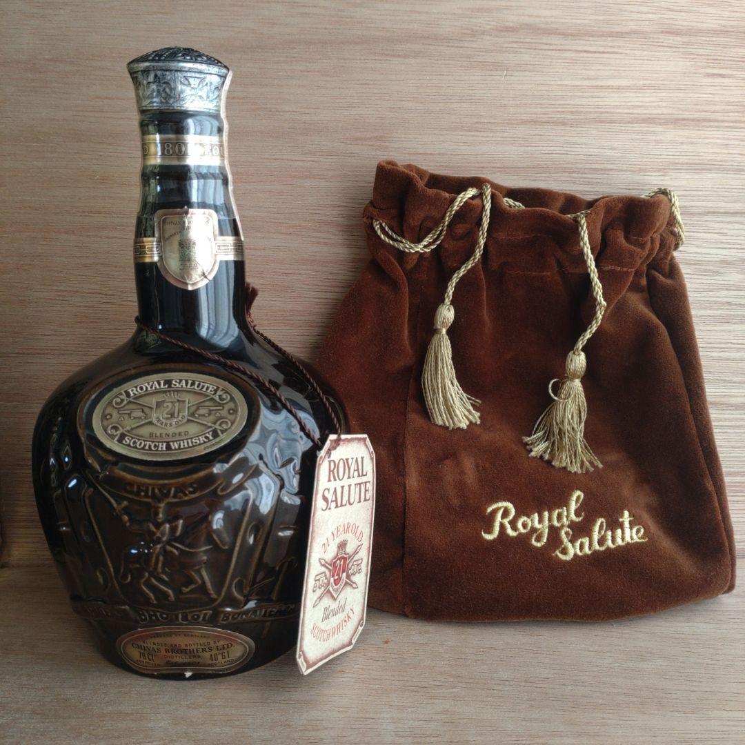 ロイヤルサルート 21年 ／茶色 【未開封】【古酒】