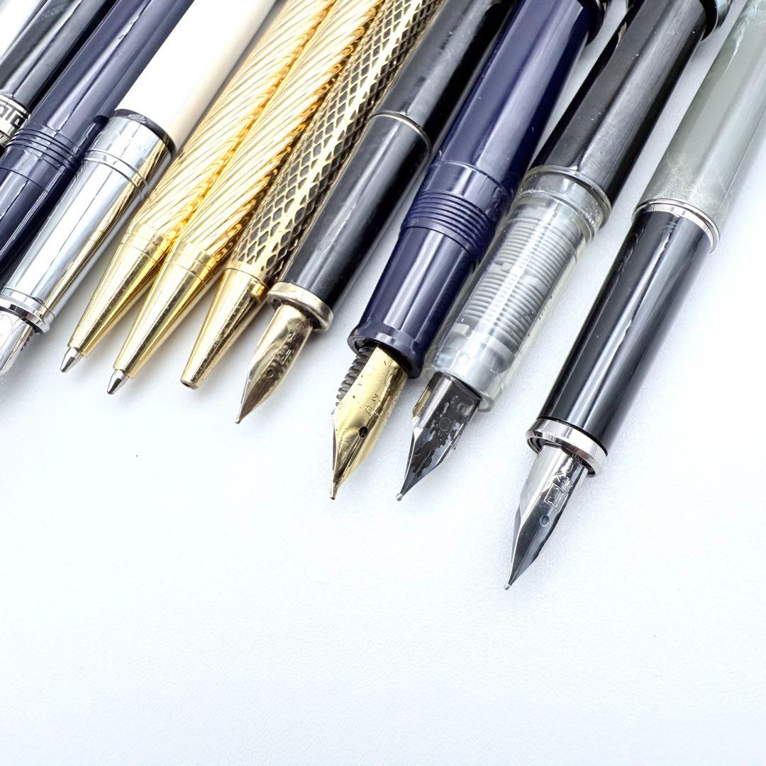 GIVENCHY・PARKER・SAILOR等　ボールペン　万年筆　15本セット