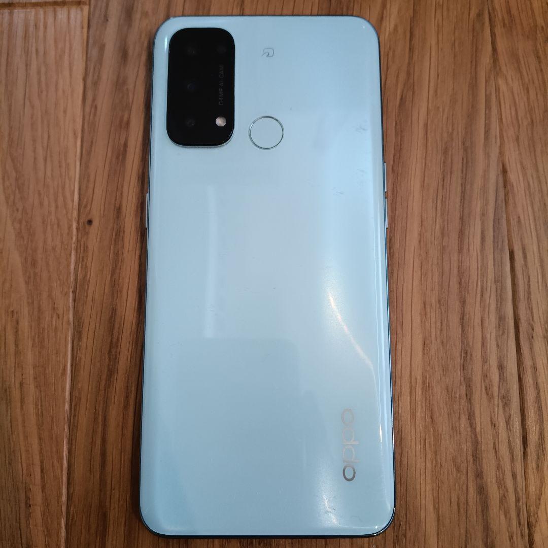 【中古】oppo Reno5A アイスブルー simフリー128GB