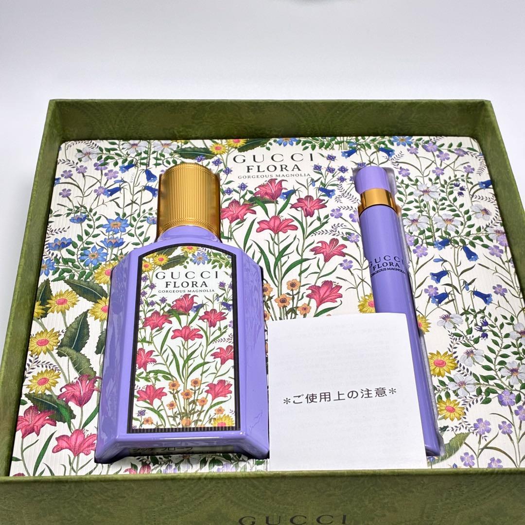 【新品未使用】GUCCIグッチ フローラゴージャス　マグノリア　ギフトセット