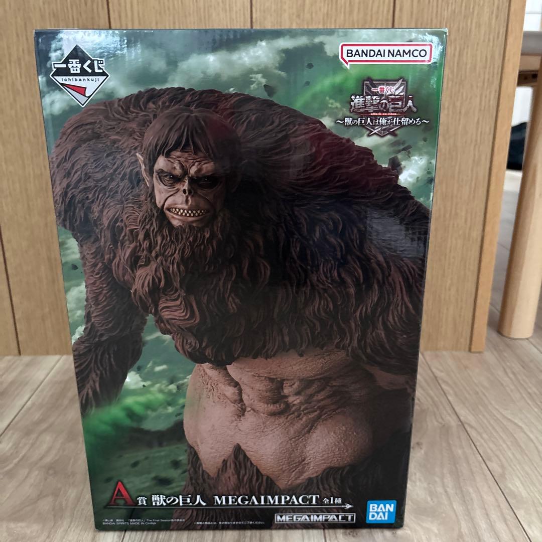 【新品】進撃の巨人 一番くじ　A賞　獣の巨人 MEGAIMPACT フィギュア