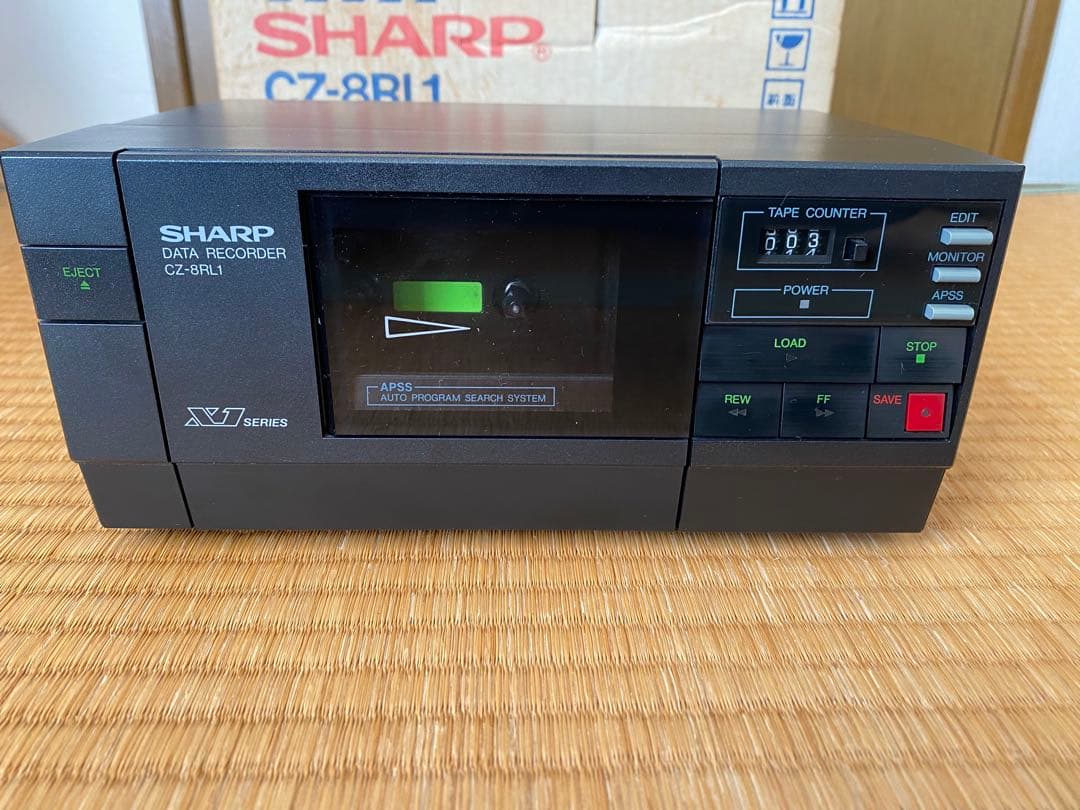 週末値下げ　SHARP CZ-8RL1 データレコーダー