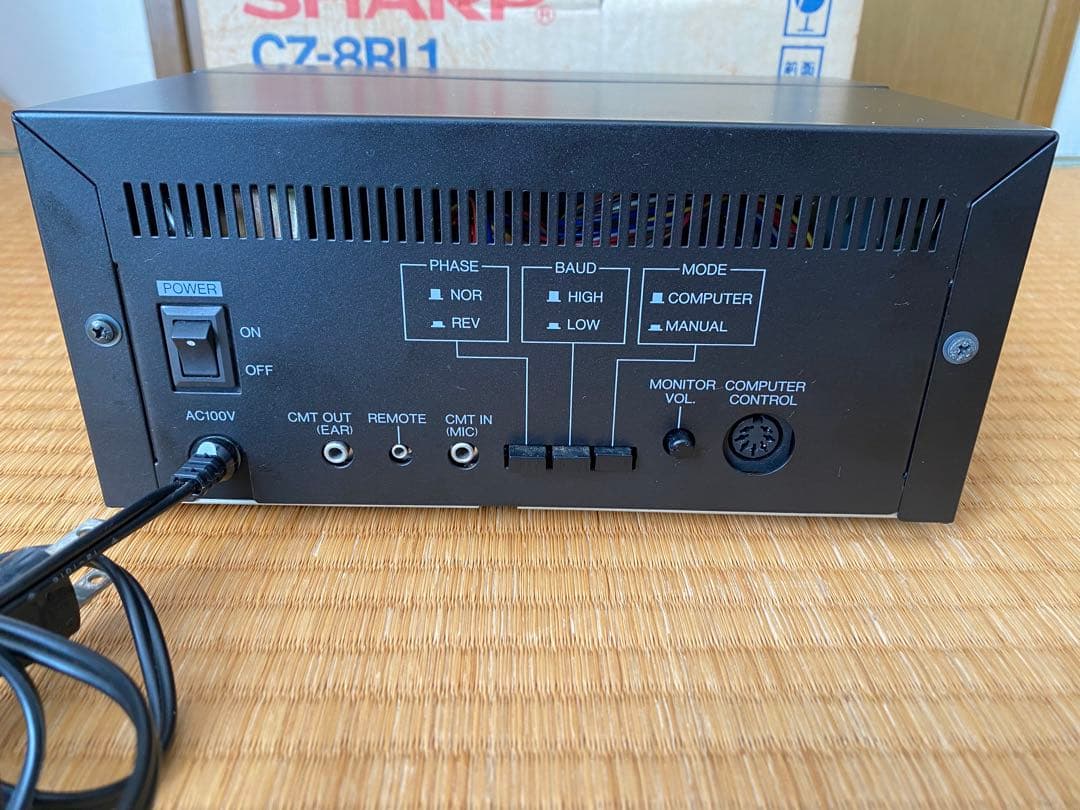 週末値下げ　SHARP CZ-8RL1 データレコーダー