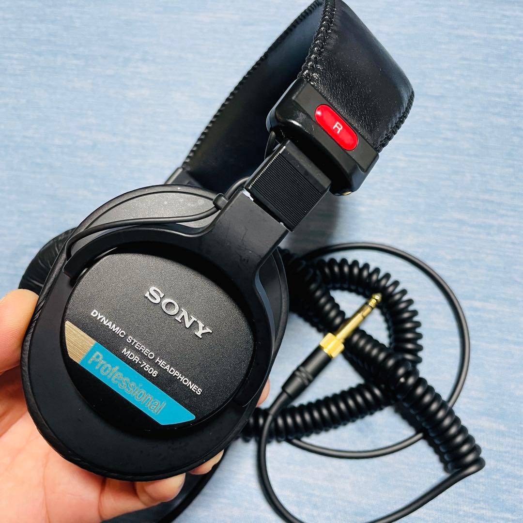 ★MDR-7506 使用極少 美品SONY モニターヘッドフォン 正常動作品