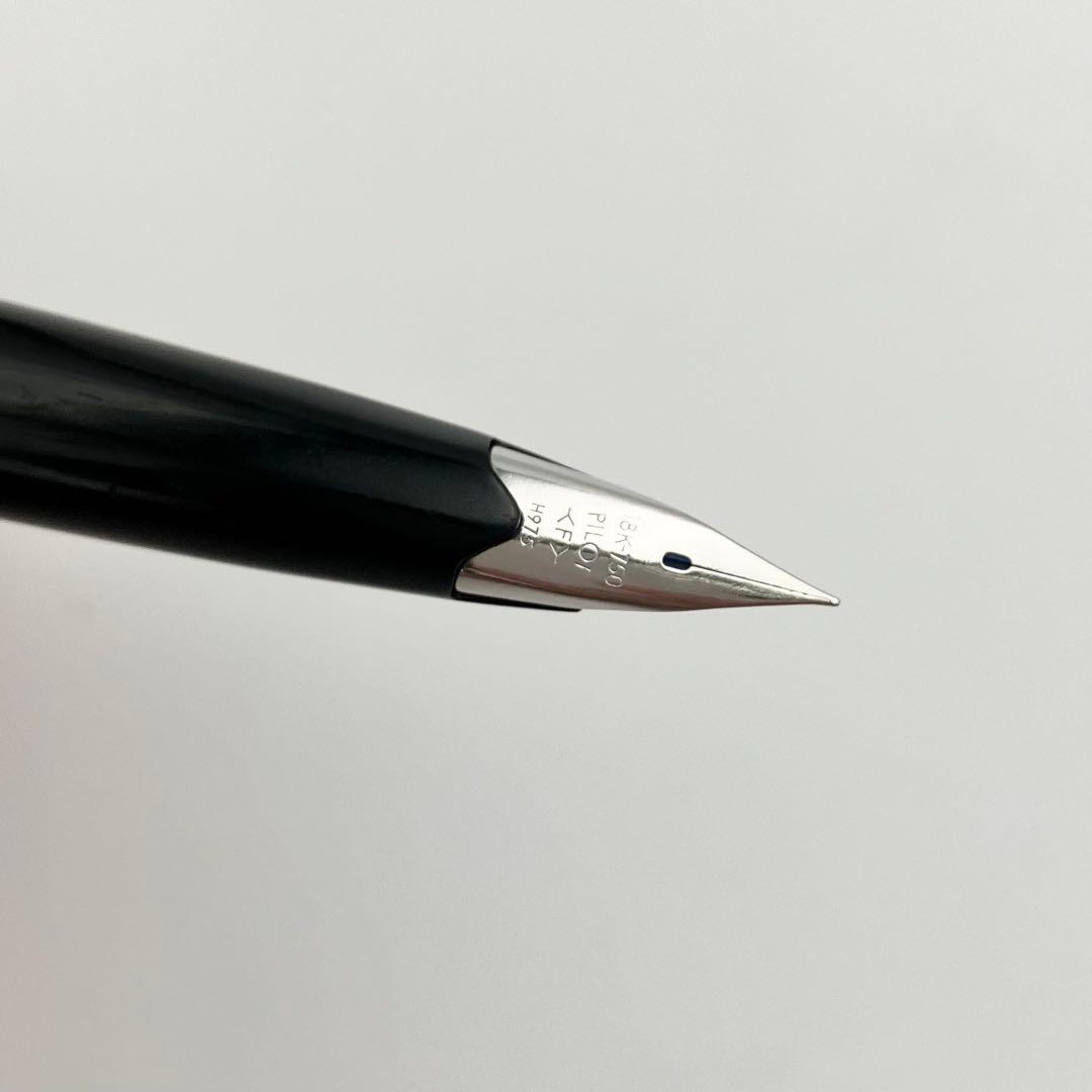 PILOT　パイロット 万年筆　Elite　エリート 格子柄　18Kー750　F