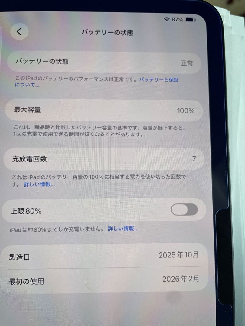 M５　iPad Pro 11インチ　256G 標準ガラス　3年間保証付き