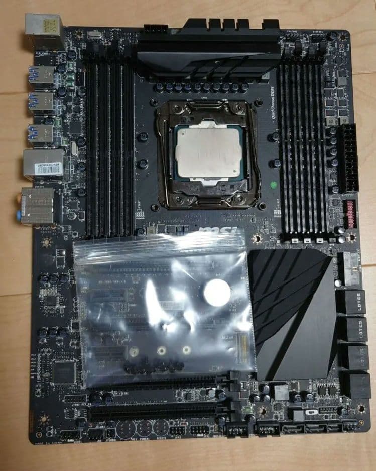 動作未確認 x99 msiマザーボード intel xeon e5-2697v3