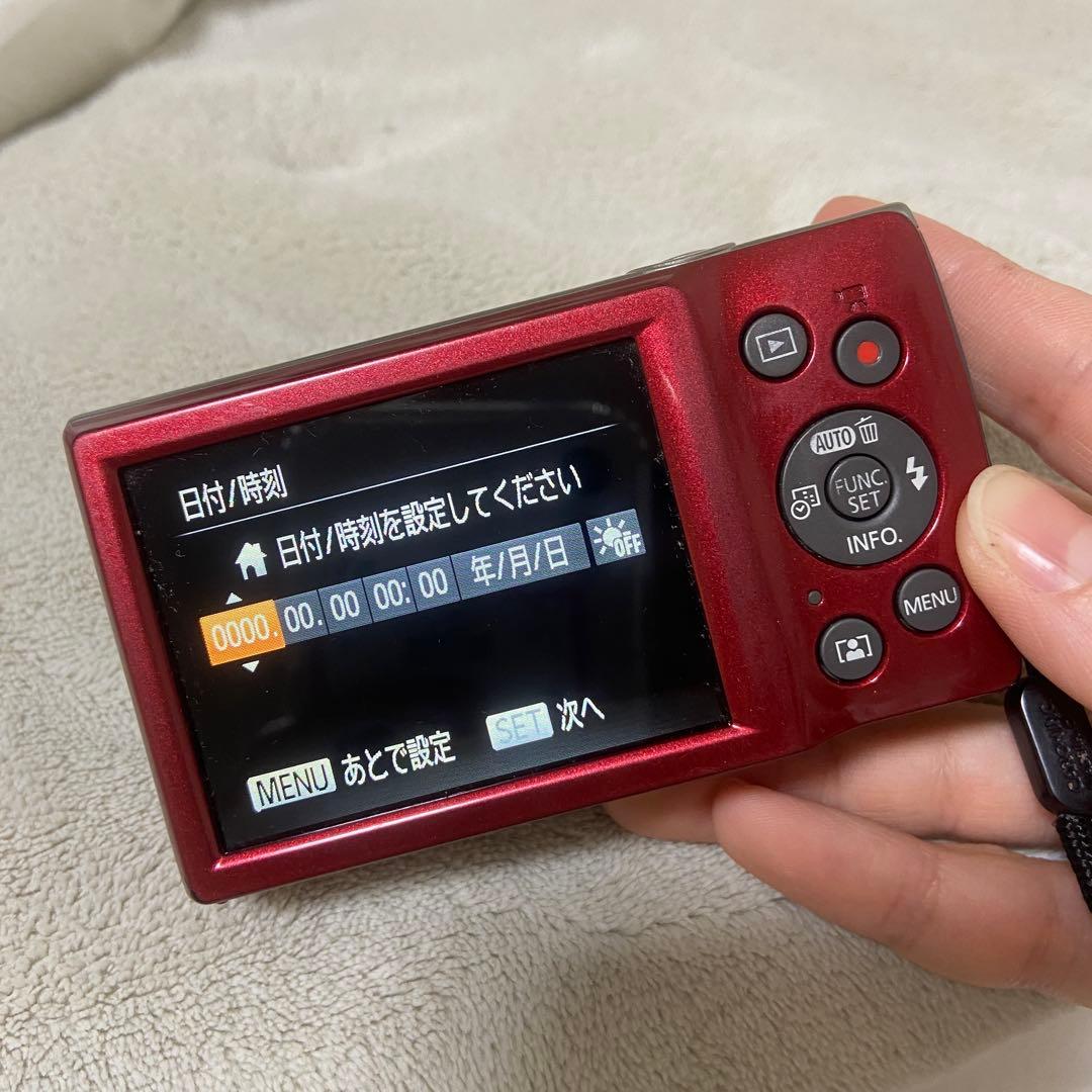 【付属品あり】Canon IXY 200 レッド コンパクトデジタルカメラ