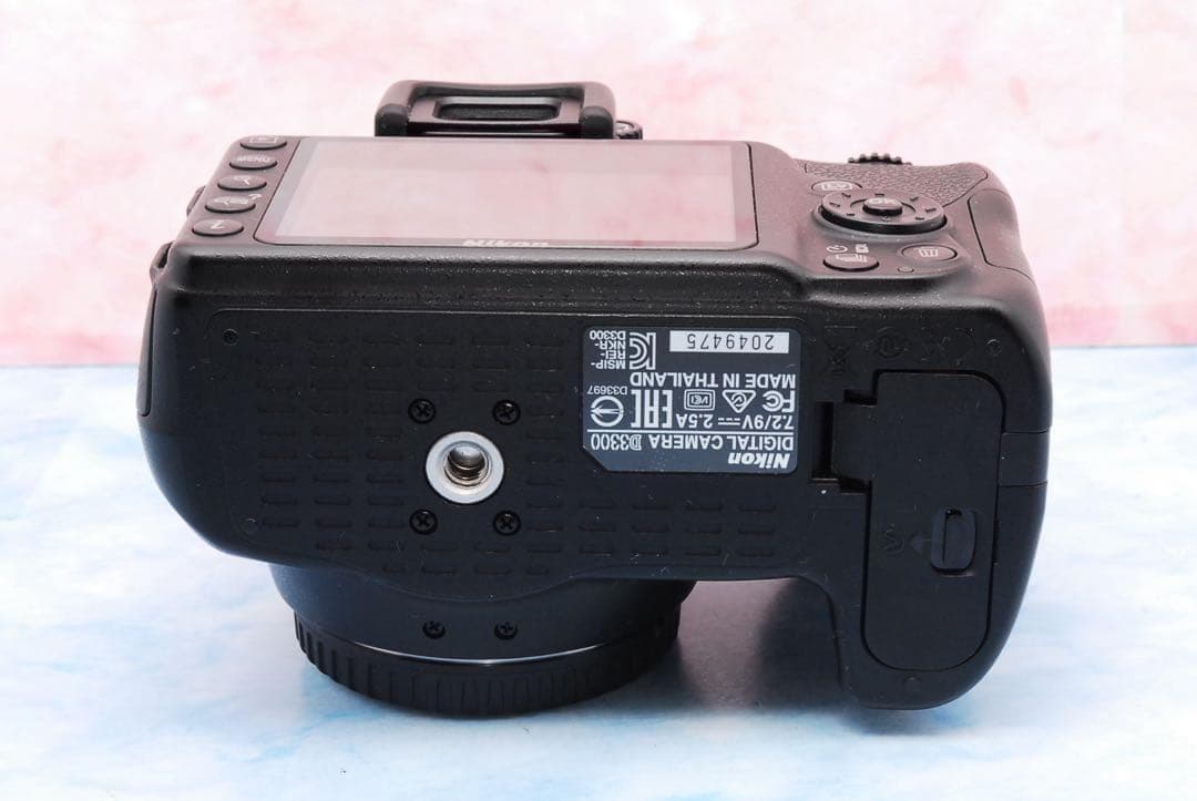 簡単操作✨ニコン D3300✨美品＆S数少✨一眼レフカメラ✨バッグ付