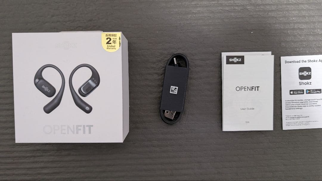 SHOKZ OpenFit 美品｜オープンイヤー ワイヤレスイヤホン 動作確認済