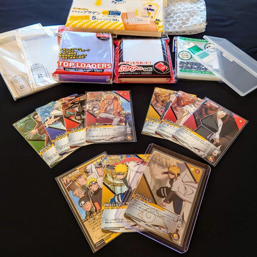 【美品10枚】NARUTO カードゲーム 歴代火影＆里の重鎮 ミナトSR・レア含