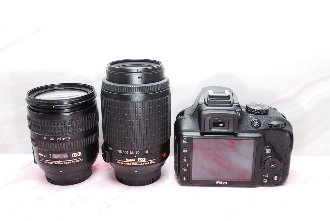 Nikon D3400✨小型&軽量✨ダブルレンズBluetooth内蔵