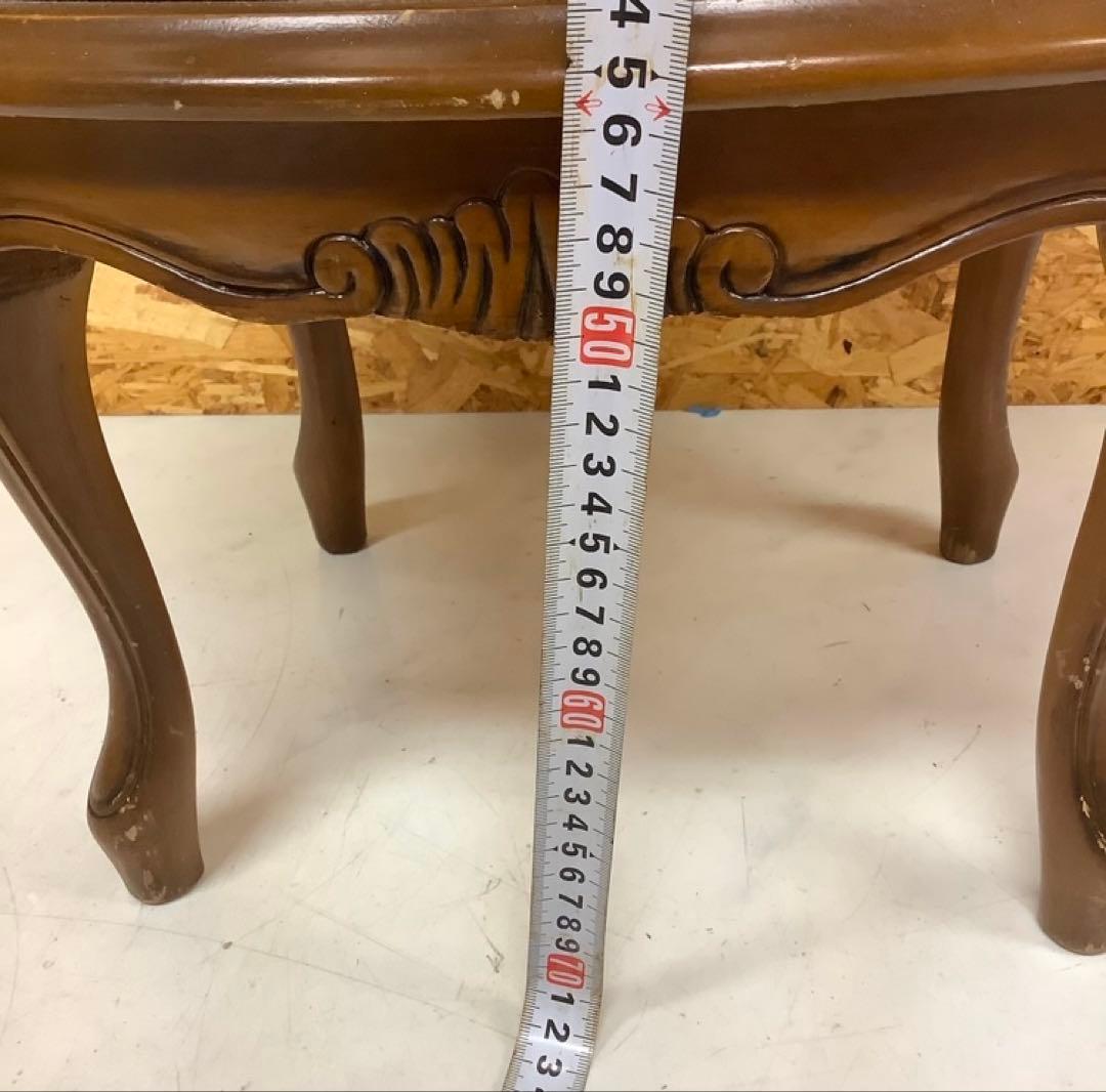 アンティーク調猫脚ラウンドチェスト73cm(Q-22)