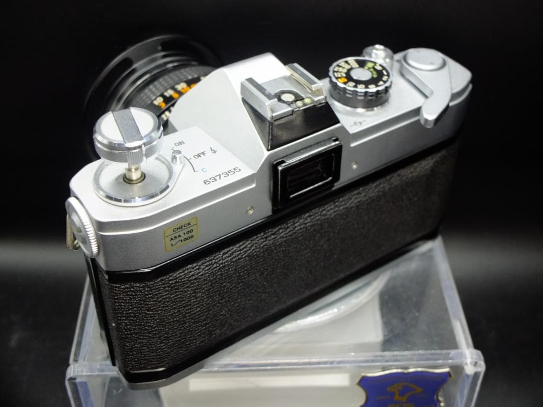 キャノンFTb前期型／FD50mmf1.8SCフード付【実写確認済整備品】
