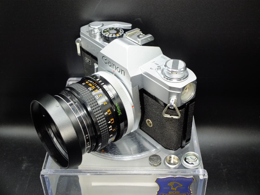 キャノンFTb前期型／FD50mmf1.8SCフード付【実写確認済整備品】