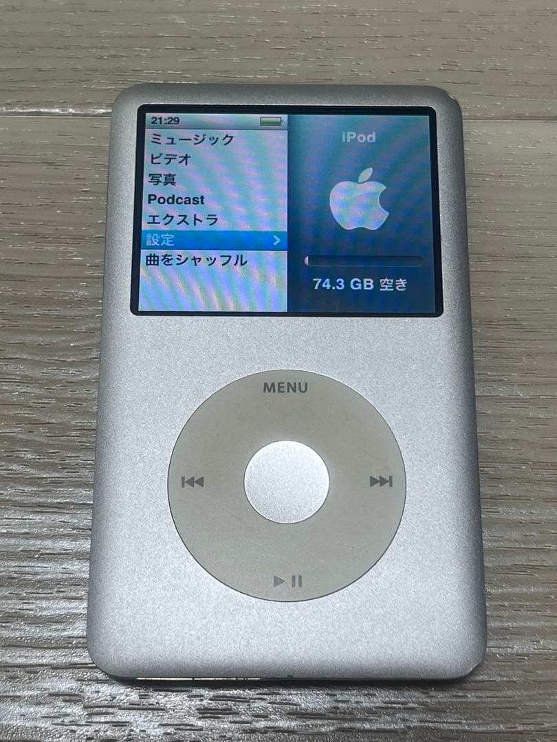 iPod classic 80GB シルバー