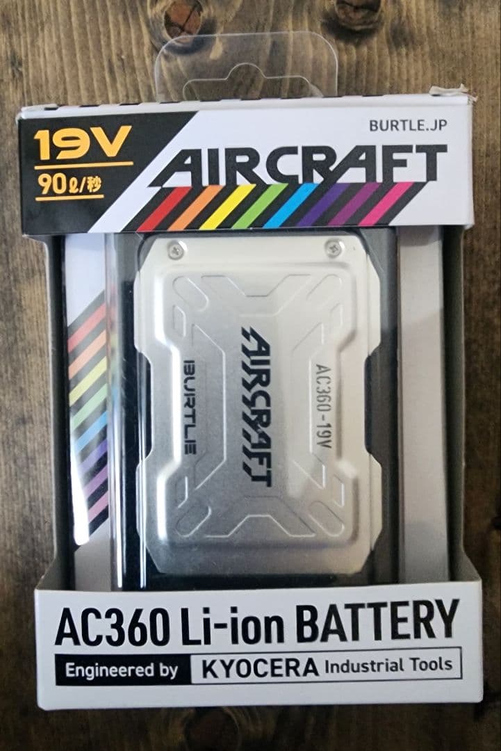 BURTLE バートル エアークラフト ファン バッテリー 19v