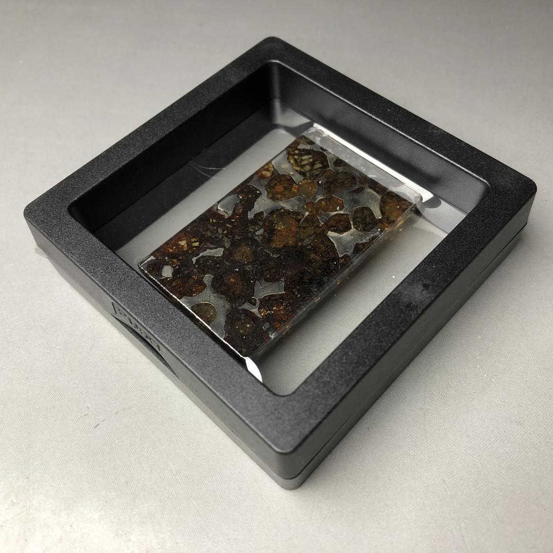 パラサイト隕石 隕石　石鉄隕石　セリコ隕石　重さ約12ｇ　ケース付