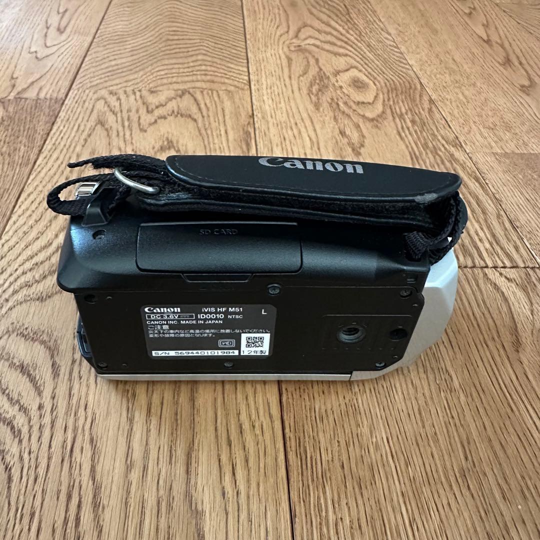 Canon iVIS HF M51 動作品 オマケ 広角レンズ 大容量バッテリー