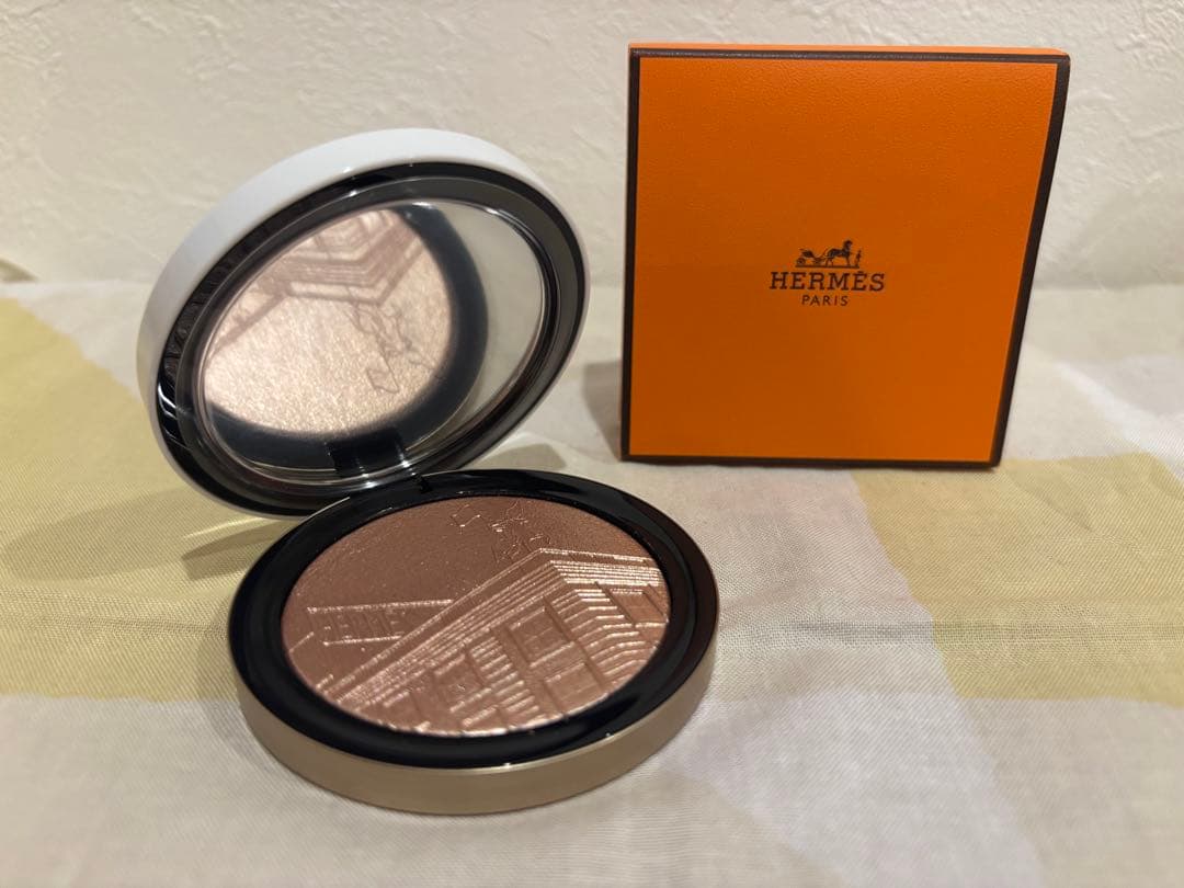 【値下げ】HERMES フェイス&アイパウダー ピンクゴールド