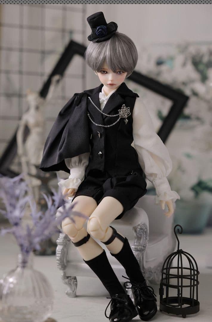 WH998 bjd 1/4 ドール本体 Heron 球体関節人形 ハンドメイド