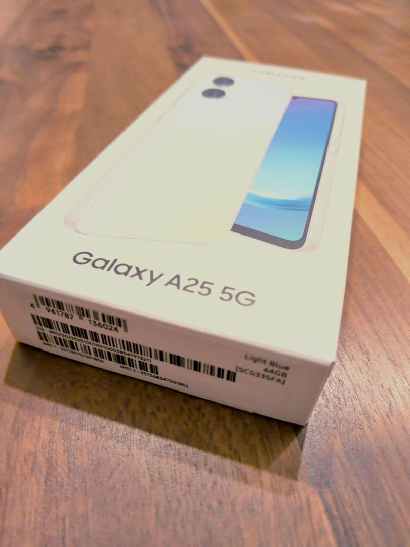 ★未開封★ SAMSUNG Galaxy A25 5G 64GBライトブルー