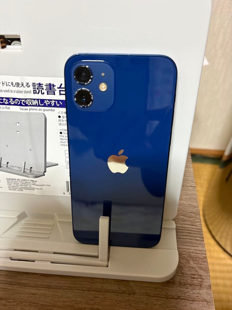 iPhone12 ブルー 128GB バッテリー交換歴あり。