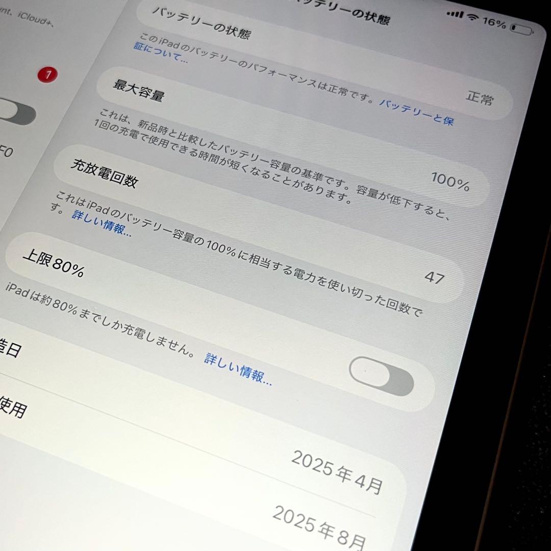 極美品 iPad Air M3 （11インチ）セルラーモデル　256GB