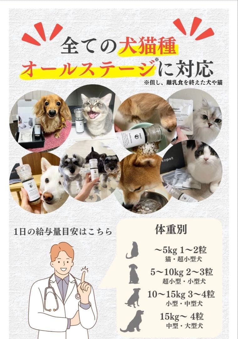 topet 犬猫歯磨き　お口のふりかけ　デンタルケア　無添加　おまけ付き