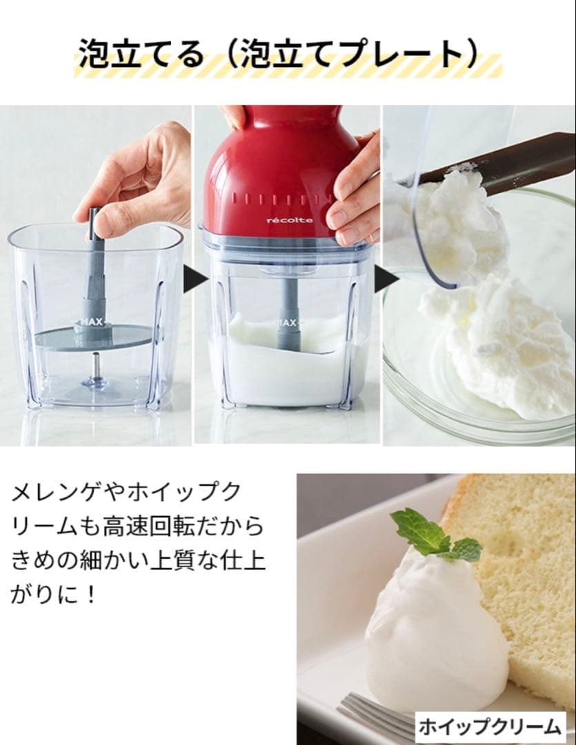 レコルト カプセルカッター ボンヌ RCP-3 フードプロセッサー　限定色