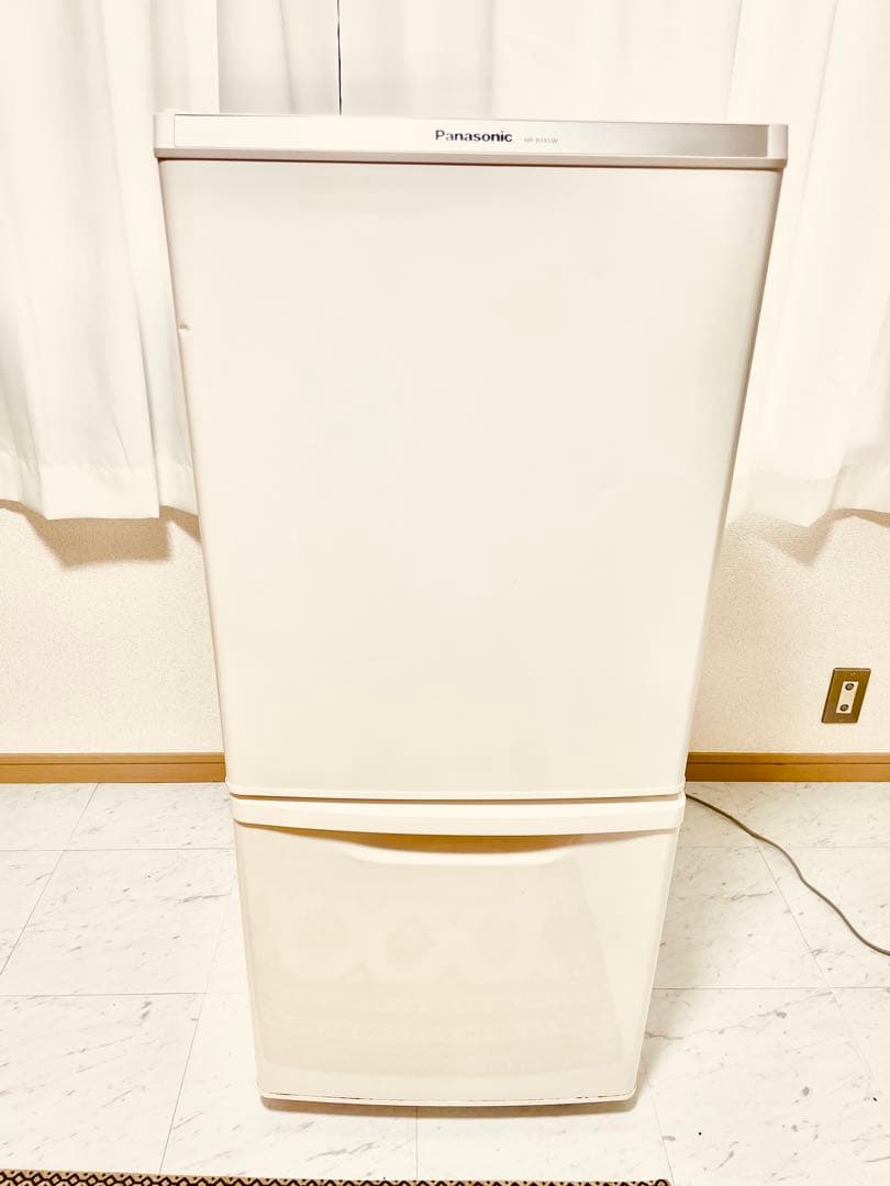 Panasonic NR-B145W 冷蔵庫 ホワイト　138L 引き取り可