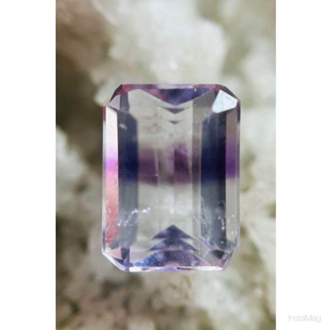 (M0309-7)  『スーパーセブン』天然バイカラークォーツ　1.632ct