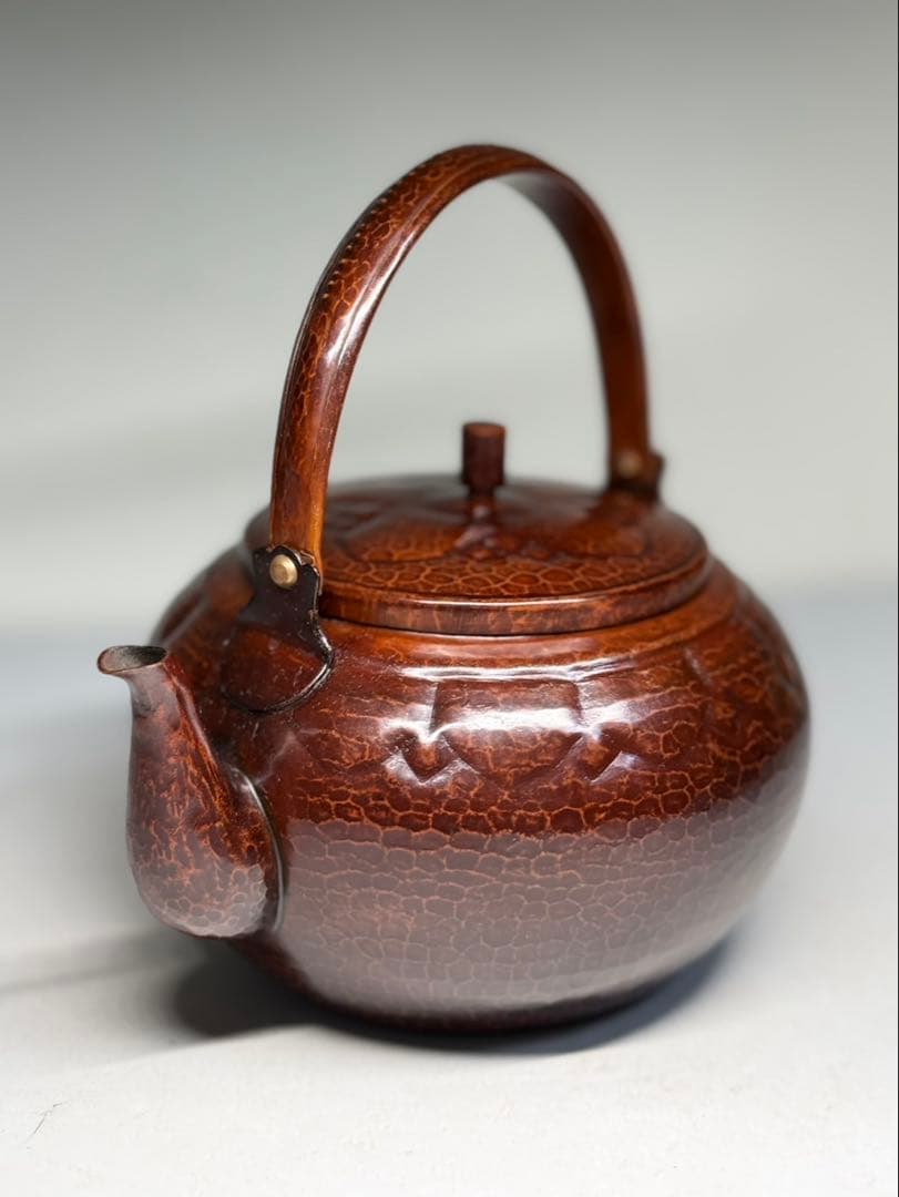 煎茶道具 銅鎚起造 薬缶 中古品美品275g
