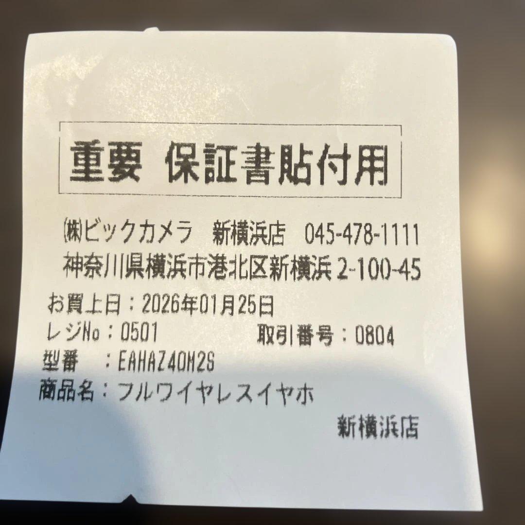 Technics AZ40M2 ワイヤレスイヤホン EAH-AZ40M2 右耳