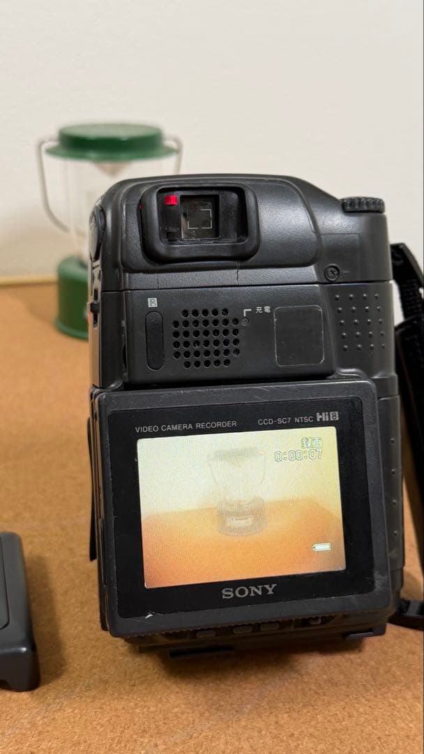 【希少・液晶修理済み】SONY CCD-SC7 完動品（広角レンズ曇りあり）
