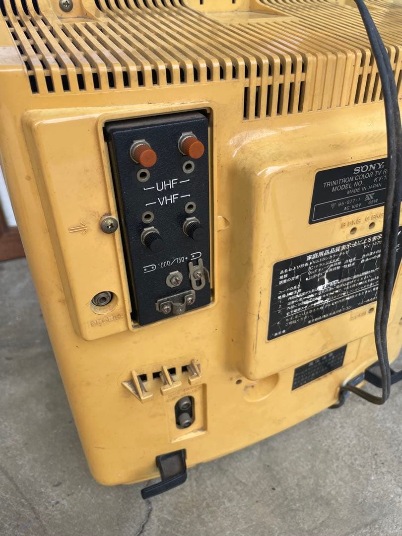 SONY KV-1370D ブラウン管テレ　説明書付き
