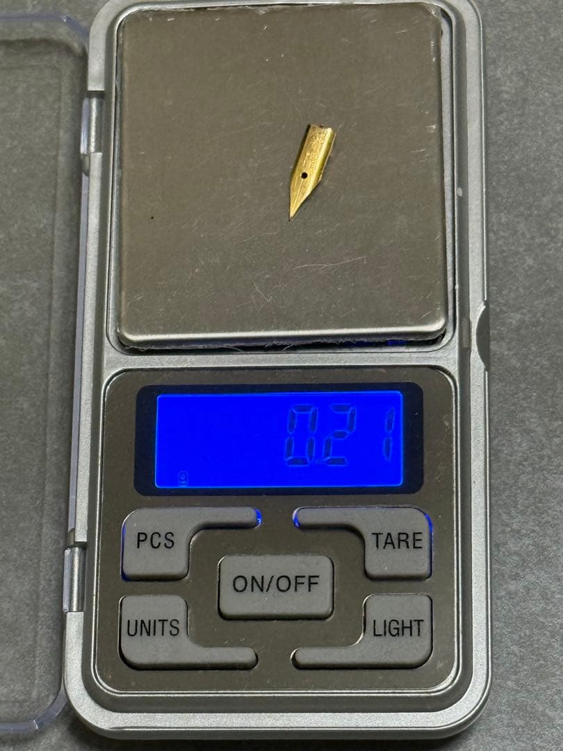 万年筆 ペン先14金14K X4 18K X1