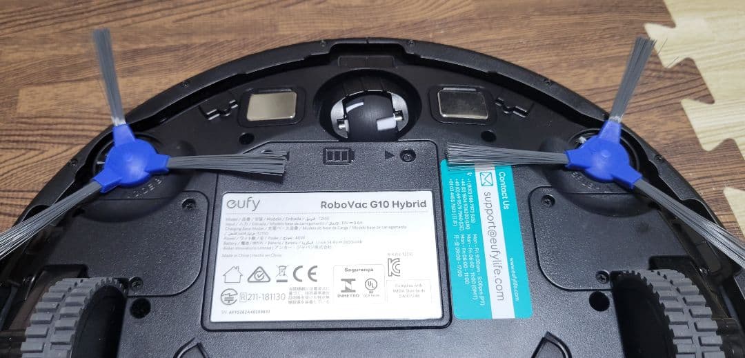 eufy Robovac G10 ハイブリッド ホワイト本体と付属品