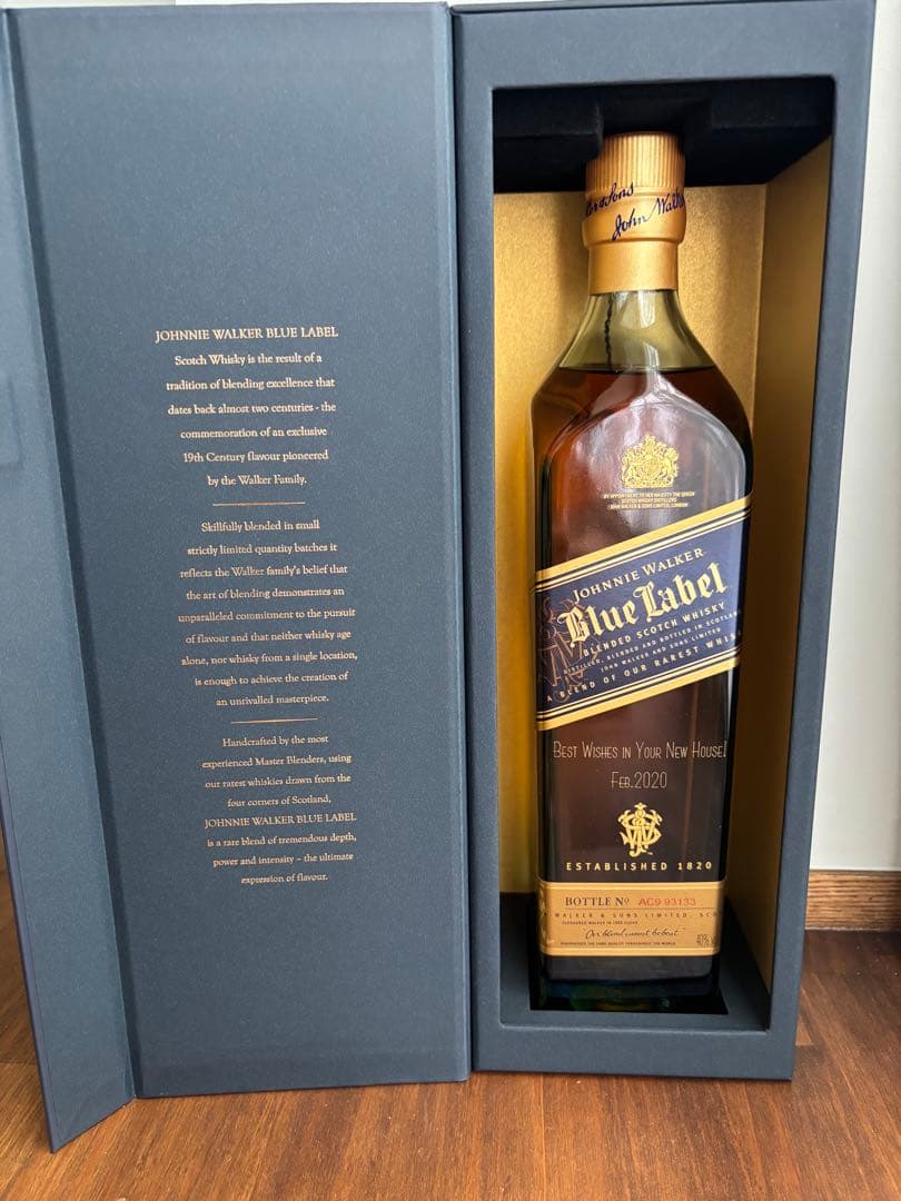 Johnnie Walker Blue Label ギフトボックス入り