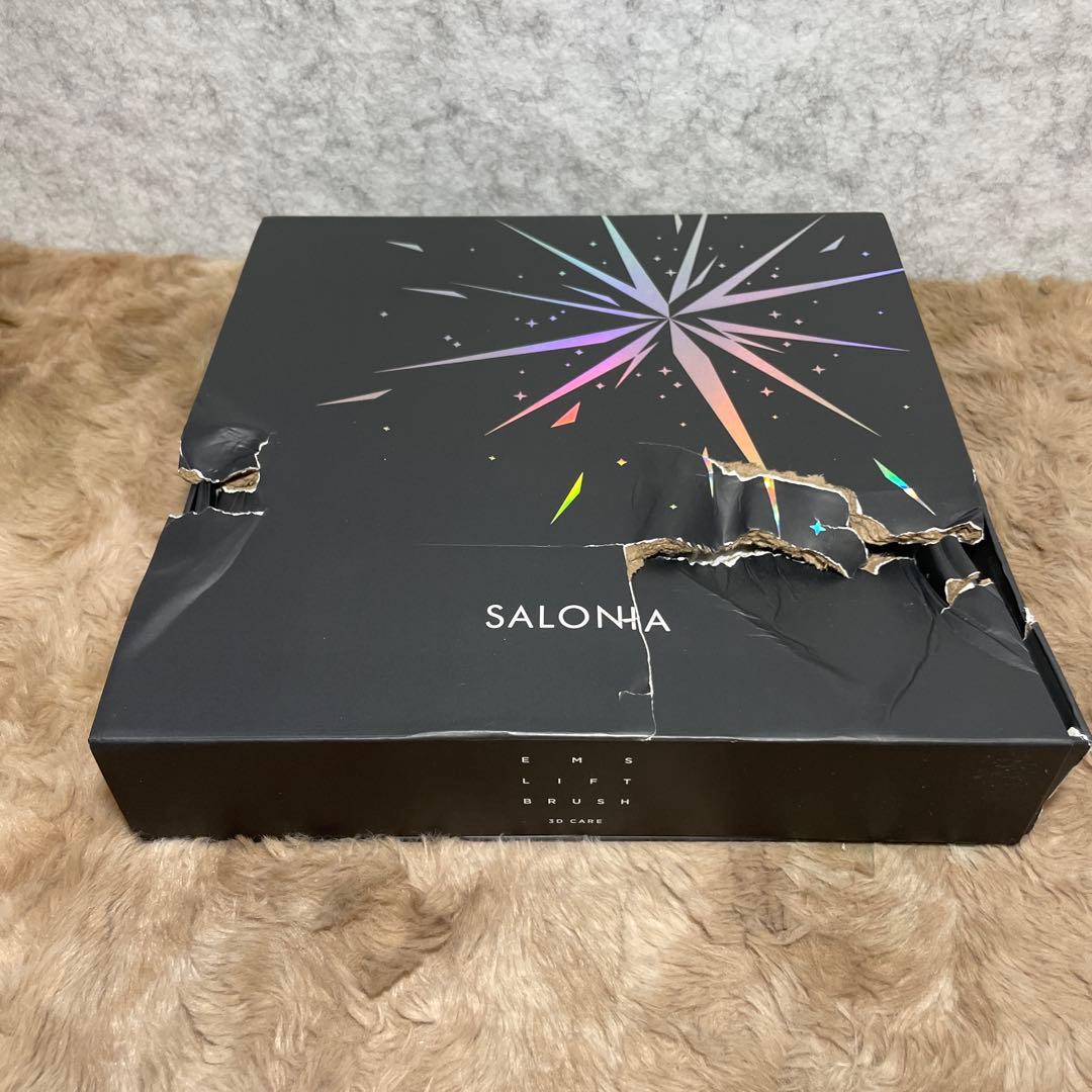 SALONIA サロニア EMS リフトブラシ 3Dケア ブラック ギフトBOX