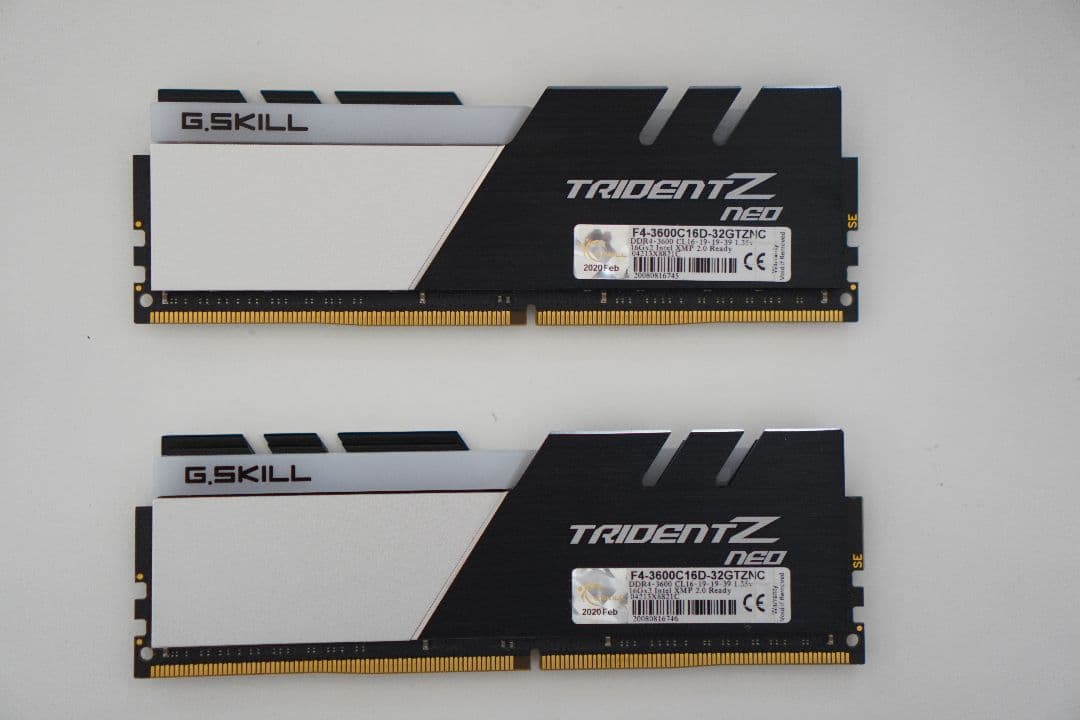 メモリー G.Skill TridentZ Neo F4-3600C16D-32GTZNC