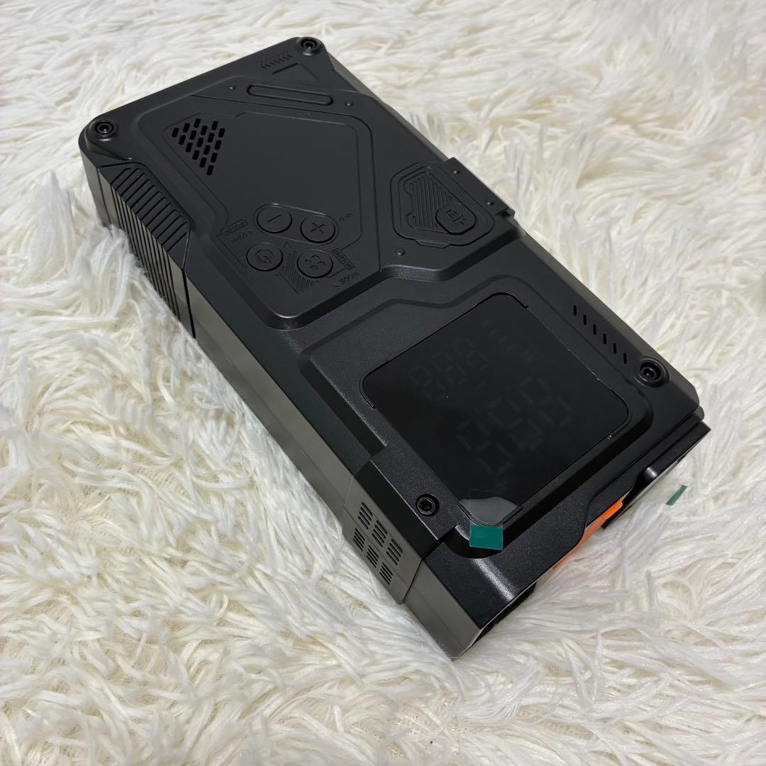 新品 ジャンプスターター 電動空気入れ エアコンプレッサー搭載✨10000mAh