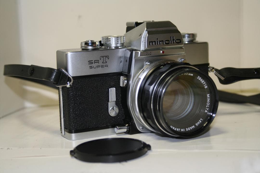 【動作確認済】ミノルタＳＲTスーパー+MCロッコールPF55㎜f1.7（M16）