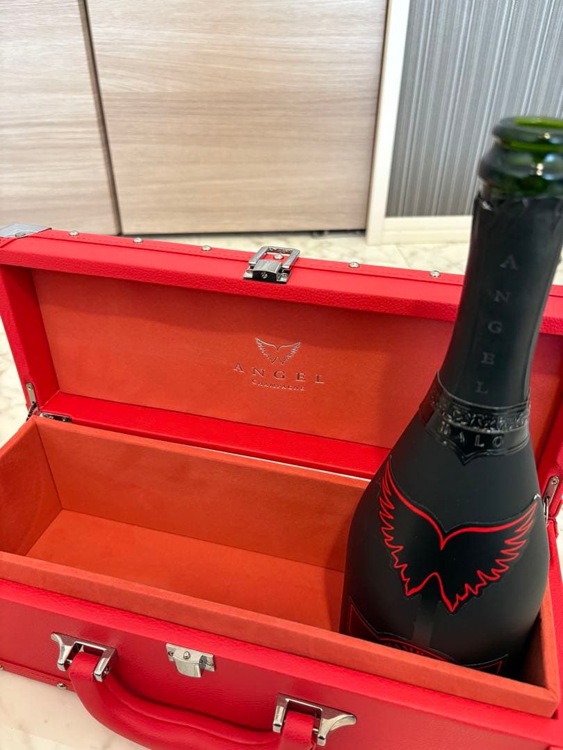 エンジェルシャンパン 空き瓶 空箱 4本セットまとめ売り