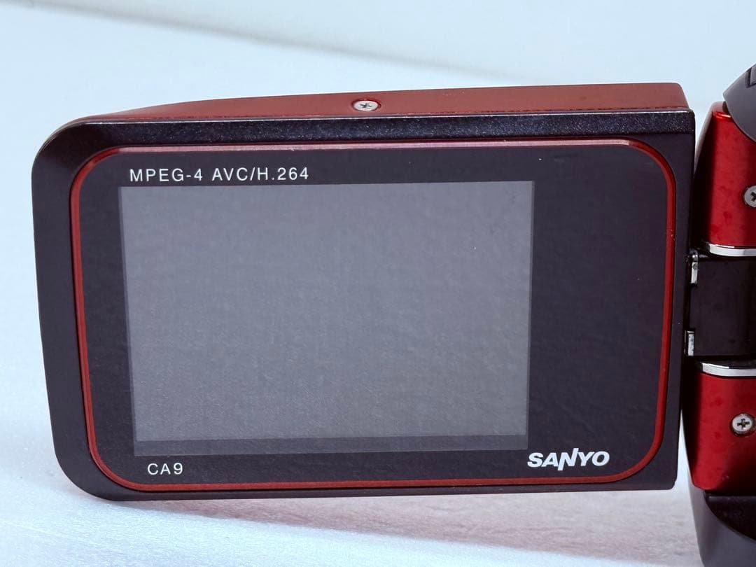 SANYO Xacti DMX-CA9 レッド 動作確認済1.5m防水