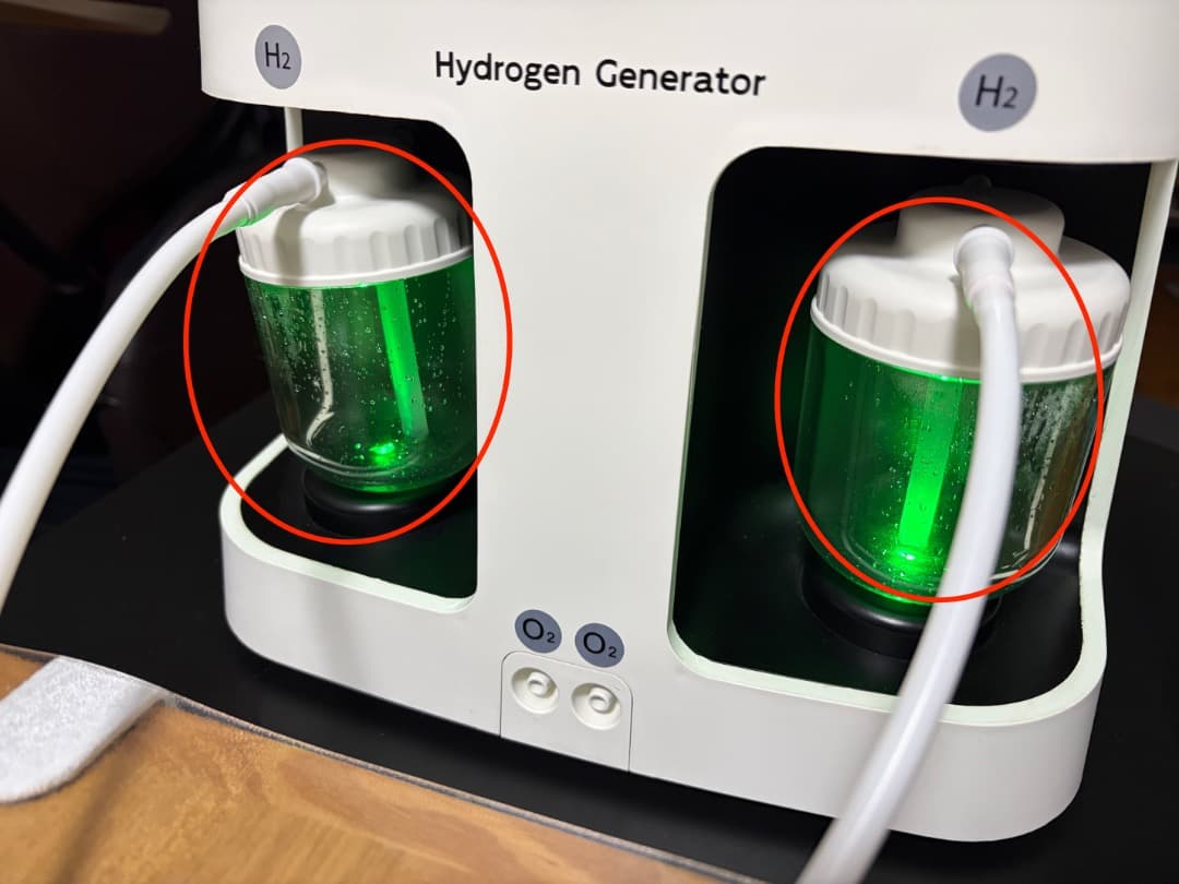 水素吸入器 毎分3000ml 医療グレード 発生量可変可能