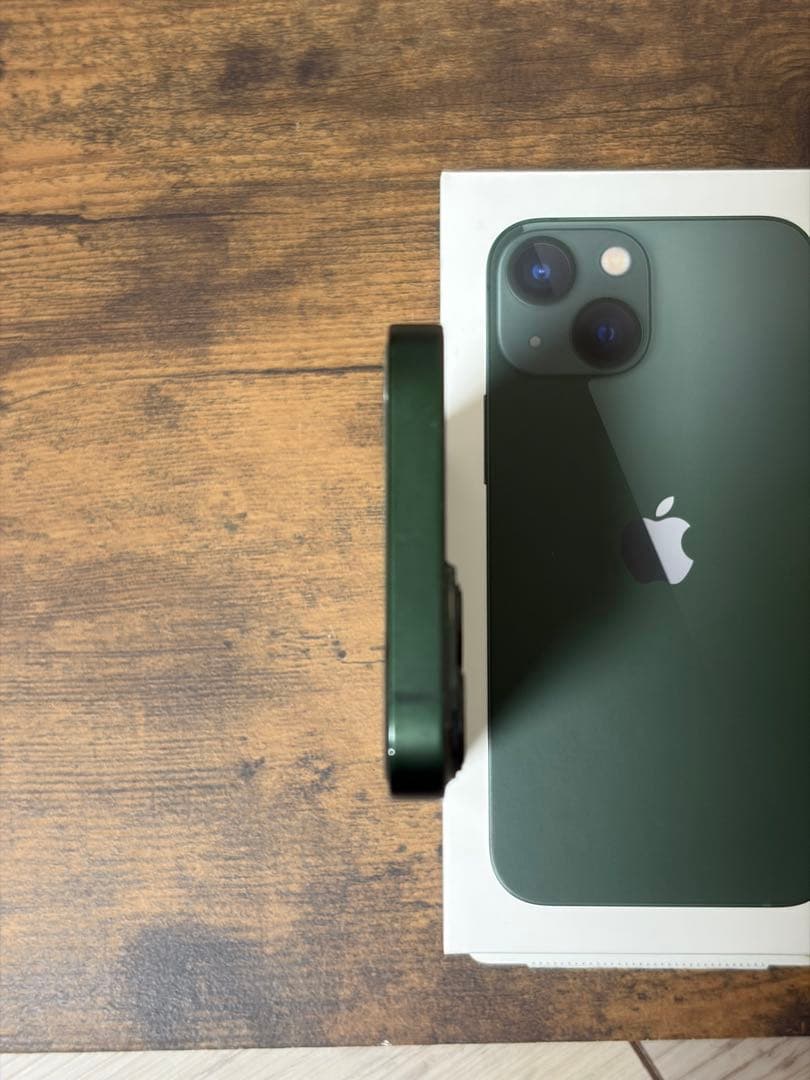[中古]iPhone13mini グリーン128GB 最大充電72%SIMフリー