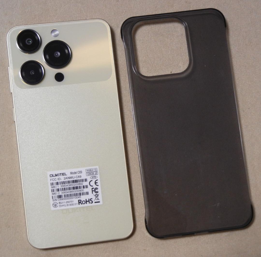 スマートフォン本体 Oukitel C69 Android15 7.2' Dual SIM Free
