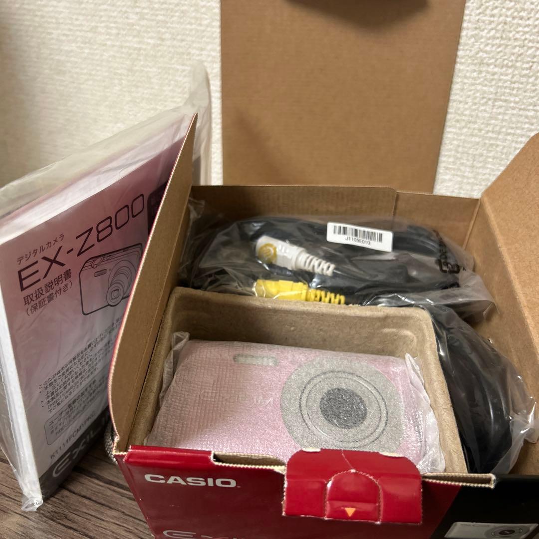CASIO EXILIM EX-Z800 コンパクトデジタルカメラ ピンク